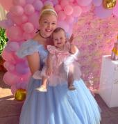 Cinderella party with Carolynn
