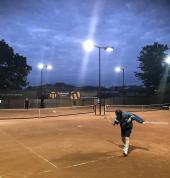 Social night tennis