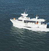 Crusader 1 on the ocean