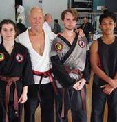 Just finished their gradings...well done Roos.