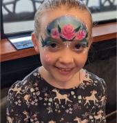 Rose Face Painting