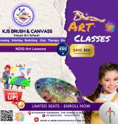 KJS Brush & Canvass Stanhope Gardens Arts & Crafts School Holiday Activities 1_small