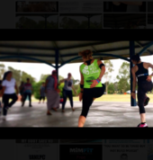 Zumba Fitness with the International Students