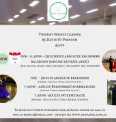 Tuesday night Timetable