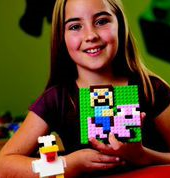 Mining and Crafting during a school holiday workshop