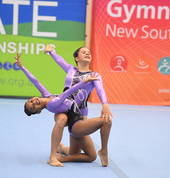 NSAA students competing at the 2016 Gymnastics NSW State Championships