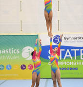 NSAA students competing at the 2016 Gymnastics NSW State Championships