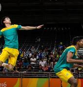 Australian badminton athletes at the 2016 Rio Olympic Games