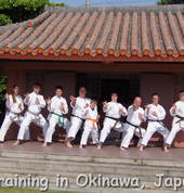 Some of our members training in Okinawa, Japan.