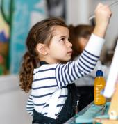 Child painting
