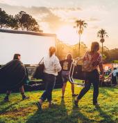 Catch all this summers biggest releases from a comfy bean lounger at Sunset Cinema