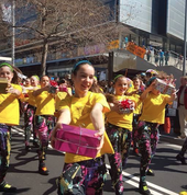 Performing in the Willoughby Spring Fair Parade is always so much fun!