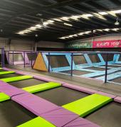 Trampoline jump zone