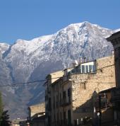 Mount Morrone in Sulmona my country town