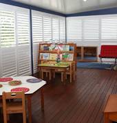Deck in Pre Prep room