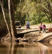 Fishing on the Goulburn River.