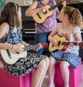 Group vocals and guitar