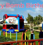 Bouncers and waterslides