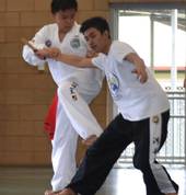 Self defence against a knife attack