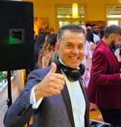 DJ Gideon performing at The Convent Daylesford for John and Katheryn's wedding