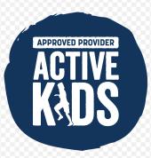 We offer Active Kids Vouchers
