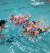 Learning to swim is fun!