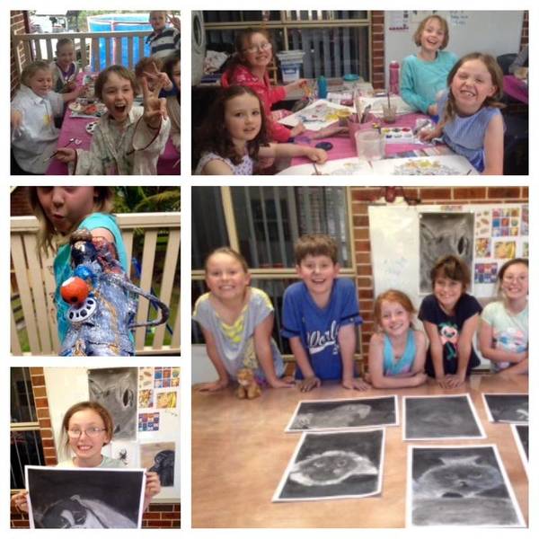 Pre Christmas Art holiday workshops Faulconbridge Art Classes &amp; Lessons _small