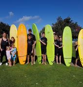 Surfing is fun for the whole family!