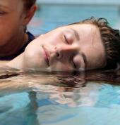 Aquatic bodywork therapy session