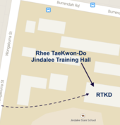 Map of Jindalee Hall