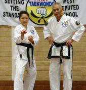 Branch Instructor Esther Hockridge with Master Vernon Low