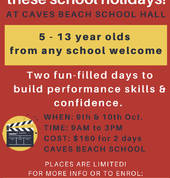 Holiday Workshops - The Performance Arena Caves Beach Drama Classes & Lessons 1_small