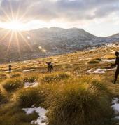 Hiking through Mt Kosciuszko National Park