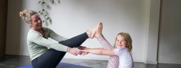 Parent and Child Yoga at Yogita Yoga Highgate Mclaren Vale Yoga