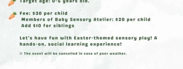 Easter Sensory Play Chatswood Early Learning Classes &amp; Lessons