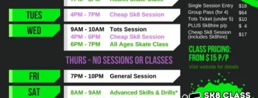2026 Term-time Schedule - Sk8house Carrum Downs Roller Skating Rinks