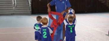 Learning to work as a team and listen to the coaches