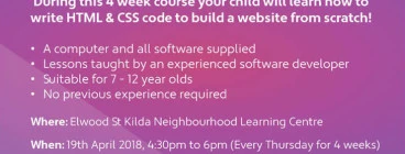 Coding Den - Learn to make a website! Elwood 1