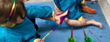 Feet Painting ...TOE- TALLY !