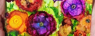 Alcohol Inks on Yupo Paper