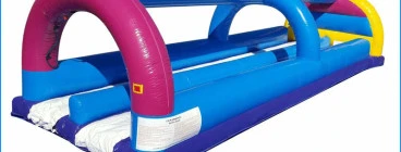 Double Lane Inflatable Waterslide