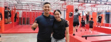 Our Ninja obstacle course is for the whole family!