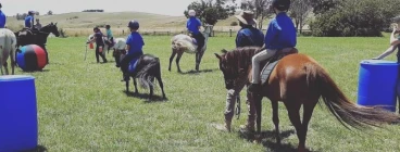A game of horse ball