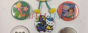 Badge making including magnets & keychains