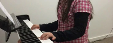 One of our students learning