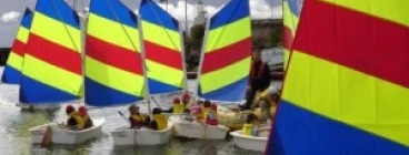 OziOptis designed especially for fun safe children's sailing