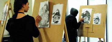 Painting and drawing class