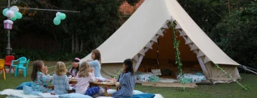 Backyard Glamping with Friends