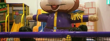 Inflatable Charlie in 1-5 year old playground