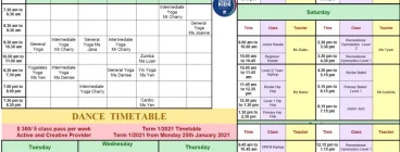 Our Time table